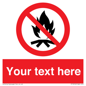 Custom prohibition No campfire